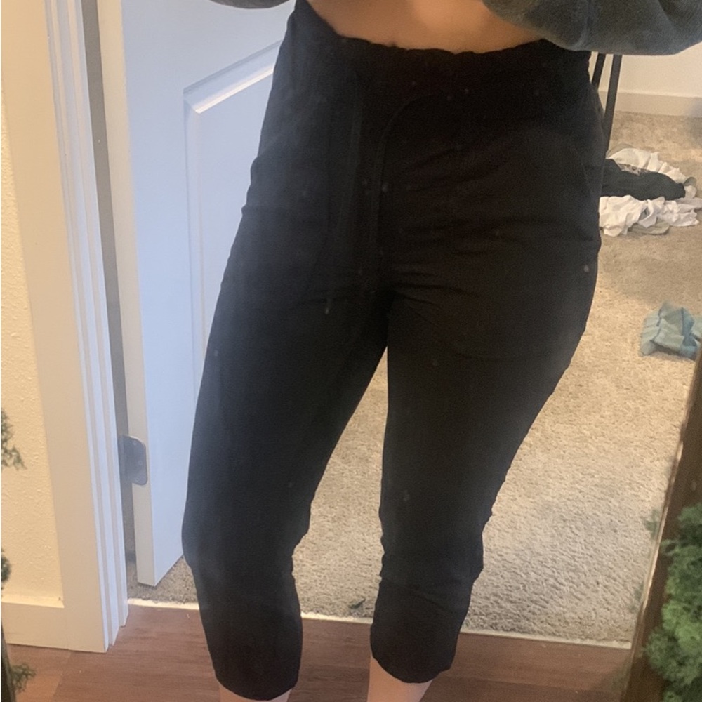 Black Lululemon joggers